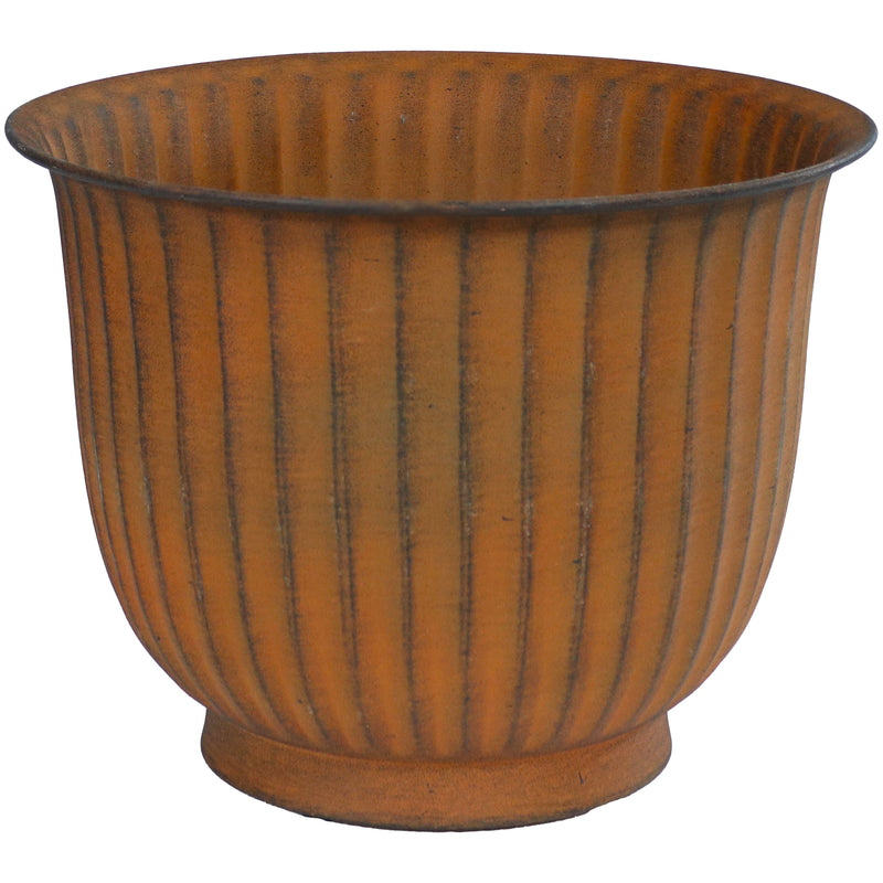 Sunnydaze Carlotta Metal Outdoor Plant Pots - 14.75"