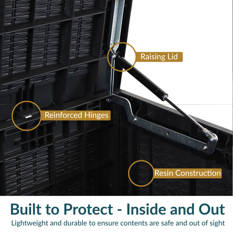 Sunnydaze Outdoor Lockable Deck Storage Box