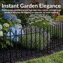 Sunnydaze Roman Garden Border Fence Set