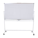 Sunnydaze Double-Sided Rolling Magnetic Whiteboard - 77" H