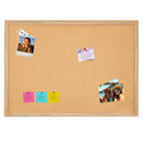 Sunnydaze Framed Cork Bulletin Board with Pushpins - 47.25" x 35.5"