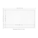 Sunnydaze 36" x 24" Magnetic Dry Erase Whiteboard for Wall