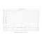 Sunnydaze 36" x 24" Magnetic Dry Erase Whiteboard for Wall