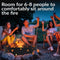 Sunnydaze Portable 36" Outdoor Fire Pit Ring with 360-Degree Cutouts