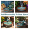 Sunnydaze Glazed Ceramic Fish Outdoor Water Fountain - 7"