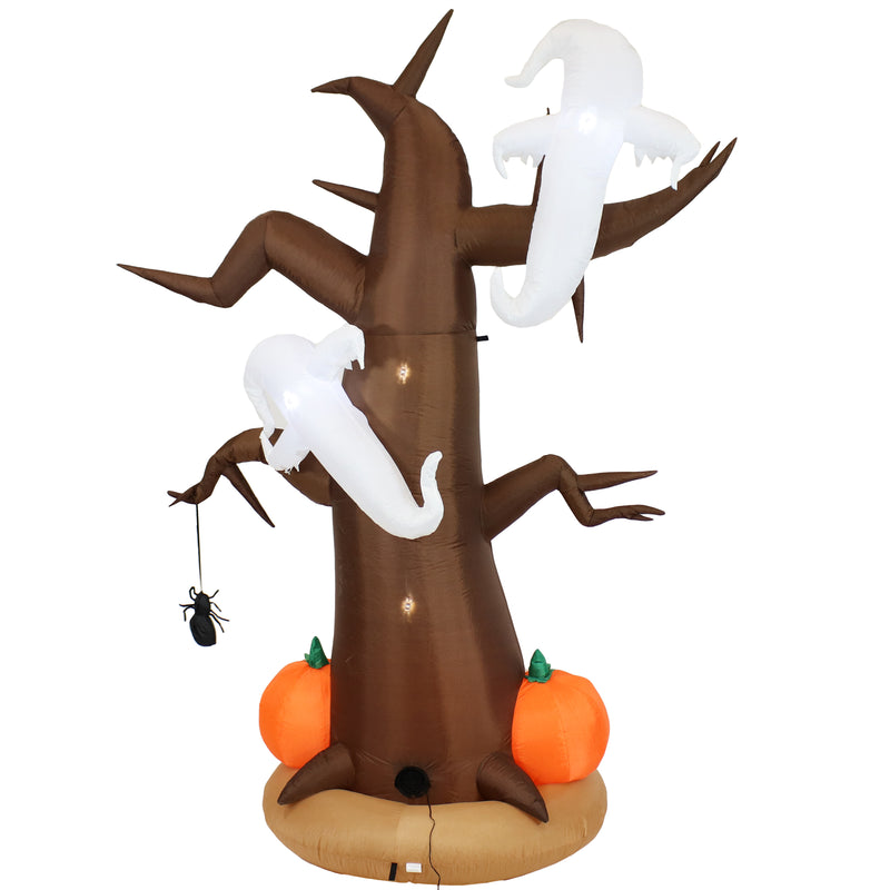 Sunnydaze Haunted Forest Halloween Inflatable Yard Decoration - 8' H