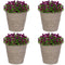 Sunnydaze Arabella Polyresin Outdoor Flower Pot Planter