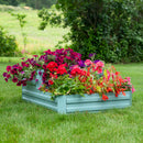 Sunnydaze 2-Tier Galvanized Raised Garden Bed - 17.5" H