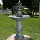 Sunnydaze Nouveau Tiered Garden Water Fountain - 41" H