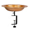 Sunnydaze Copper Bird Bath or Bird Feeder - 12" Diameter