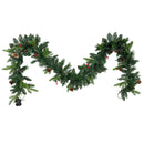 Sunnydaze 9' Pre-Lit Artificial Christmas Garland with Timer