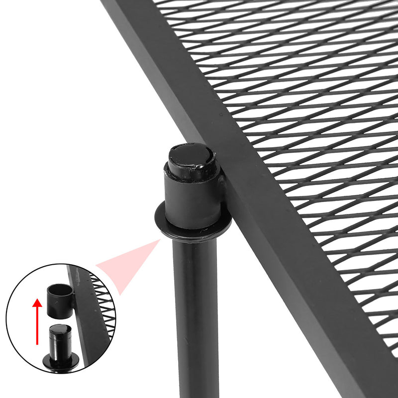 Sunnydaze Heavy-Duty Adjustable Fire Pit Grill Grate with Swivel