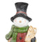 Sunnydaze Frosty with Gift Indoor Snowman Christmas Decoration - 23.5" H