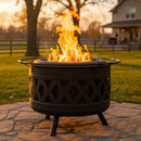 Sunnydaze Crossweave Outdoor Smokeless Fire Pit - 30"