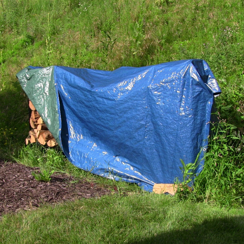 Sunnydaze Multipurpose Heavy-Duty Poly Tarp