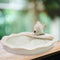 Sunnydaze Glazed Ceramic Fish Outdoor Water Fountain - 7"