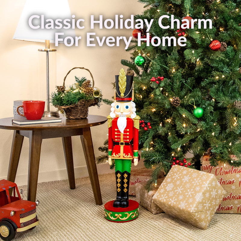 Sunnydaze Kristoff the Nutcracker Soldier Christmas Decor