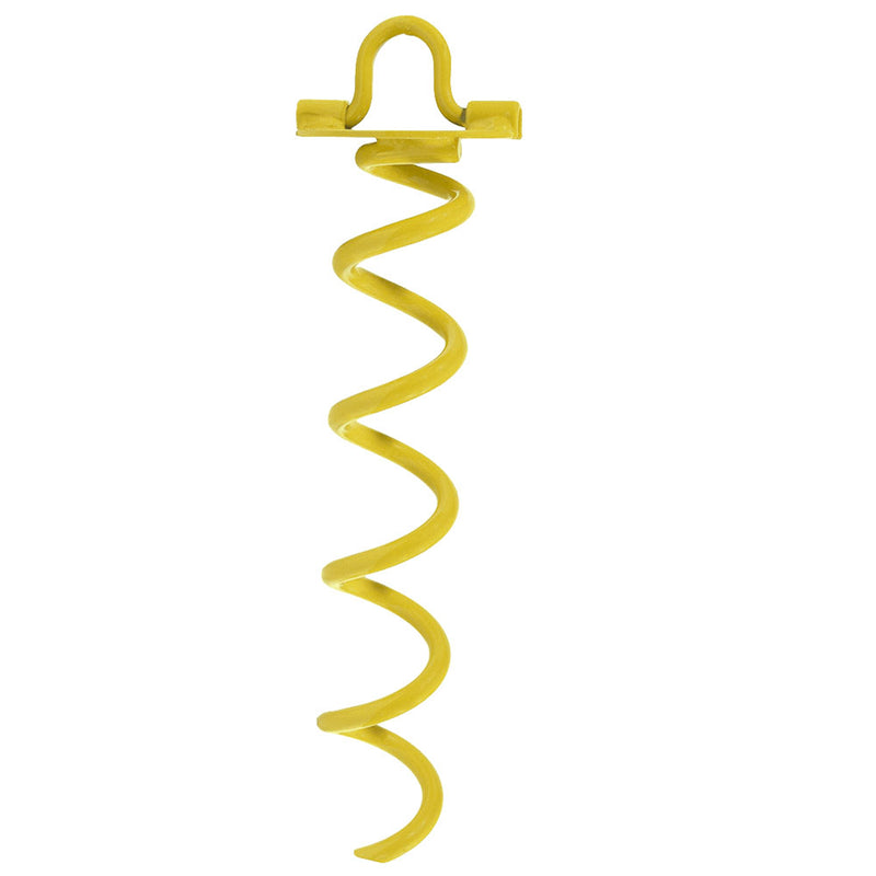 Sunnydaze Yellow Spiral Anchor, Multiple Sizes Available