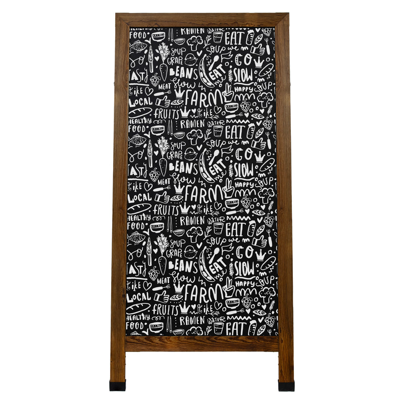 Sunnydaze 48" x 24" A-Frame Chalkboard Sign