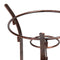 Sunnydaze Black Steel Traditional Style Gazing Globe Stand - 9"