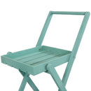 Sunnydaze 2-Tiered Flower Garden Cart - 34” H - Robin Egg Blue