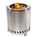 Sunnydaze Tabletop Smokeless Fire Pit with Travel Bag and Poker