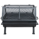 Sunnydaze Outdoor Fire Pit with Grill and Spark Screen -36" H