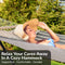 Sunnydaze 2-Person Quilted Fabric Double Hammock with Pillow