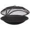 Sunnydaze Replacement Steel Fire Pit Bowl with Spark Screen - 23"