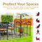 Sunnydaze 4-Piece Winding Vines Garden Fence Panels - 10' Overall