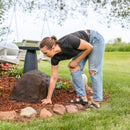 Sunnydaze Low-Profile Artificial Landscape Rock Cover with Stakes