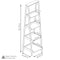 Sunnydaze Indoor 4-Tier Leaning Ladder Shelf - 59.75" H