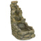 Sunnydaze Stone Falls Outdoor Fountain - 37" H