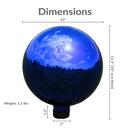 Sunnydaze 10-Inch Outdoor Glass Gazing Globe for Garden