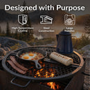 Sunnydaze Round Folding Camping Grill Grate