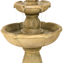 Sunnydaze Birds' Delight Outdoor Water Fountain with Pump - 35" H