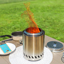 Sunnydaze Tabletop Smokeless Fire Pit with Triple-Burn Design