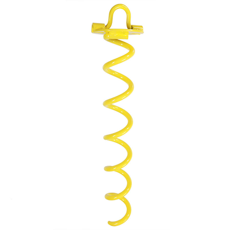 Sunnydaze Yellow Spiral Anchor, Multiple Sizes Available