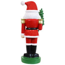 Sunnydaze Small Christmas Nutcracker Statue - Santa Claus - 16.75"