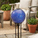 Sunnydaze 10-Inch Solar Glass Gazing Garden Globe
