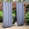 Sunnydaze Outdoor Blackout Curtain Panels with Grommet Top