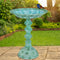 Sunnydaze Backyard Beauty Metal Bird Bath - 14.5"