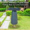 Sunnydaze Gleeful Garden Metal Outdoor Bird Bath - UV-Resistant Finish