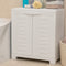 Sunnydaze Plastic Garage Storage Cabinet with Adjustable Shelf