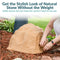 Sunnydaze Low-Profile Artificial Landscape Rock Cover with Stakes
