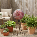 Sunnydaze 10-Inch Solar Glass Gazing Garden Globe