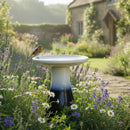 Sunnydaze Glazed Ceramic Outdoor Bird Bath