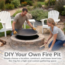 Sunnydaze Outdoor Fire Pit Bowl Replacement for DIY or Existing Stand