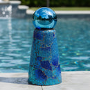 Sunnydaze Mosaic Glass Gazing Ball Stand for Outdoor Garden