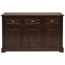 Sunnydaze Pine Sideboard Cabinet with Drawers and Doors - 32" H